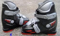Techno Pro T45 (248mm base) size 20.5 Mondo (1 US Youth) youth alpine ski boots for sale. Used, but in good condition.