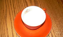 Small Demi-tasse cup and saucer, antique, Occupied Japan, excellent condition.