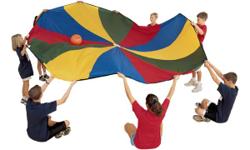 This parachute is from a smoke free pet free home. Hardly used. Size: 6'. Retails for $22.