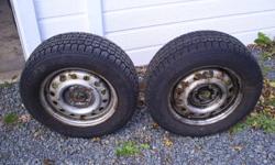 175/70/13 Uniroyal Tiger Paw snow tires, great shape, lots of tread left, there mounted on 94 Honda Civic 4 bolt steel wheels, the snow is coming. $60.00 OBO