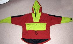 Bamboo Curtain brand snowboard jacket & pants.  Youth size X Small.  Zipper and velcro closing on legs.  Excellent condition.