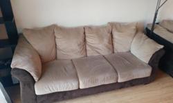 Sofa and loveseat for sale. $125 each or $200 for both. Comes with 2 pillows each. Good condition, non-smoking house. You pick up - we don't deliver.
Sofa: Length - 85", Width - 39", Height - 28"
Loveseat: Length - 63", Width - 39", Height - 28"