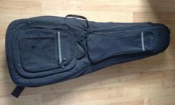 mint condition, never used soft guitar case