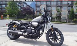 2016 Yamaha Bolt 950 R-Spec Cruiser! * Cool New Colour! * $9299.
High style for the budget conscious. Comfortable saddle and great torque.
Take advantage of the Costco program and save $300 until the end of June 2016!
Finance with very reasonable rates