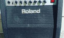 Solid-State Combo Guitar Amp
Roland GC-405X
Works, used it day I posted the add, I really like this amp and pleased with its performance so the price is firm and the price is right for me. Ideal for practice, fairly portable and just powerful enough for