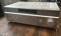 Great condition Sony STR-K870P receiver. I believe it's 60w per channel. I've really enjoyed this unit for a number of years. I had it setup with 2 satellite fronts, 2 satellite surrounds, and a powered sub and the sound was really nice. It has front