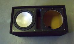 Speaker box for sale, has only 1 woofer in it