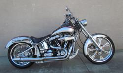 Special Harley Softail. Merch 131 cubic Inch high Performance Motor. $13950
FINANCING AVAILABLE FOR QUALIFIED BUYERS
One of a kind Special Harley Softail with very powerful Merch 131 cubic Inch engine a favorite of Jesse James Jim Nassi, Jesse Rooke,