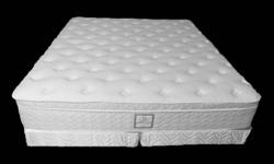 One of a kind 12" Eurotop King Sealy Mattress. Retail list price $2,500. More than 1,000 coils. Quilted memory foam cover brand new. Mattress core is less than 90 days old. Boxspring available, $239. You can pick it up from us, or we deliver ($80). Call
