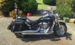 2006 Kawasaki Vulcan classic 900cc in show room condition. Just had all fluids replaed and a full go over by SG power. Needs nothing but a new Butt to drive it away. Comes with side removable leather bags, and a bike cover. Lots of chrome low KM's (just