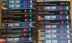 23 individual VHS tapes in good condition from the original TV series STAR TREK.
Tapes include #2 in the series (September 1966) thru #29 (April 1967). MUST TAKE ALL!
Call or Text 250-812-1629 or e-mail seller.