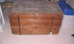 I have two similar antique steamer trunks
Dimensions are:
30" x 19 x 21h;  36" x 21 x 20h
 
Will accept best offer