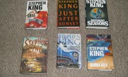 Hi I am currently selling hardcover stephen king books. The books are brand new and have never been read. I am asking $25 for all of them.