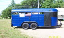 For Sale: 1977 WW 18 ft stock/horse trailer. New tires, floor and paint.         Inside is open with a gate that can be removed. No divider. It is 6 ft high      and 6 ft wide. Has hay rack on roof. Asking $3,200.00 obo. Email or call      for more info.