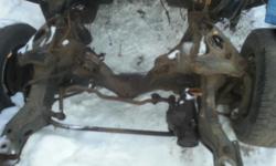 good subframe from 74 z28 camaro,will fit 1970-81 camaro/firebird/trans am,subframe has all the parts you see in the picture,$200