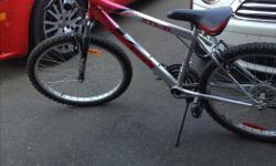 21 speed Shimano gearing Super cycle mountain bike. Has front shocks. Frame is a smaller size
$49 obo