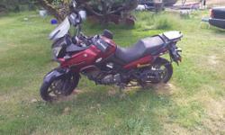 Suzuki V-Strom 650
Good running machine, not looking to be riding it this season
89, 797 km
Comes with:
Travel bags
Call or Email, whichever you prefer