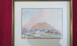 Framed Water Colour (landscape)
By Saskatchewan artist Sybil Orr MacGregor
Picture is 8Â½" x 12" (14" x 17" framed)