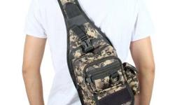 Tactical Military Molle Utility Crossbody Sling Bag - Camouflage
- W7-1/2" x D5-1/4" x H12"
- brand new, never used
- $45 firm