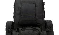 Tactical Military Molle Utility Rucksack Backpack Bag - 60L - Black
- water resistant nylon material
- W19" x D10" x H21"
- brand new, never used
- $150 firm