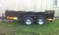 5 x10 Tandem axle , chrome wheels , new spare tire , rubber coating on front of trailer to prevent stone chips. Trailer is in new condition . Selling because I need a larger trailer . Please call Brad at 519-809-5865
This ad was posted with the Kijiji