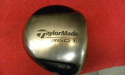 Taylor Made 360Ti driver, item #I-12807. 10.5* with Taylor Made Bubble ultralite M-70 shaft. Price of $77 includes all taxes. Please refer to inventory #I-12807 when inquiring. We also have more items for sale at The Bay Street Broker located on the