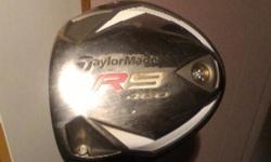 Left handed TaylorMade R9 driver with stiff shaft. Comes with tool for adjusting head