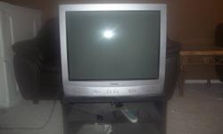 I have 2 27" Toshiba televisions for sale. $40.00 each c/w stand. Both are in good working order.