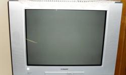 1. For sale 27" silver Flat tube Wega Trinitron SONY TV in  very good condition.  Used rarely for the price of $90.
 
 2. For sale 27" black tube RCA TV in good condition @ a price of $50.00
