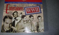 The Entertainers of WWII Collection
IS A FOUR DISC -
brand new in original covers
4 CDs inlcludes 48 songs