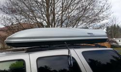 Large Thule Ski Case - Excellent condition. Lots of room for skis and gear. Quick release latches for easy on/off your vehicle. $300.00 OBO. In Comox 250-339-5755