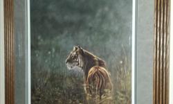 wood framed Tiger $100