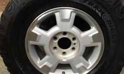 285-70-17 off a 2014 F150 these tires have 55% tread, the rims are aluminum in great shape.