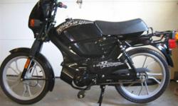 Black Tomos LX for sale. Only 60 kms. Runs great, was used as a demo.