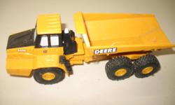 Small Tonka dump truck
About 8 inches long by 3 inches high
Great condition