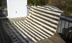 I would like to sell my trailer awning.   It is the older style that you pull though the channel  with a rope.........This awning is like new and is made out of heavy canvas.  It is in great shape............Unfortunately I no longer have the poles or