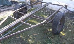 Old boat trailer for sale. Would make a good project for boat/quad/utility trailer. Phone (306) 961-3243