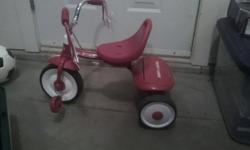 Radio Flyer tricycle
About 5 years old but still in excellent condition.