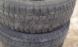 4 tires 245/70/17 No broken or patches they are all good. just txt to my cp if interested.