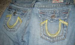 Size 29, gently worn pair of women's True Religion jeans.