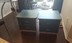 Two matching night tables in fantastic condition! Two drawers in each with a lot of storage space.
Please email me for more details.