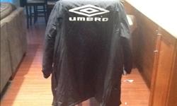 Umbro Stadium 3/4 length coat. Size medium. Quilted and water resistant. Great for those west coast soccer games.