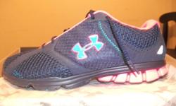 I have a piar of Under Armour seakers only wore
 
one time for a very short time, one month old,
 
size 8.5