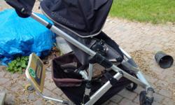 This is an amazing stroller, which will get you through infant to toddler and beyond stages. The bassinet is fantastic for walks, but also for sleeping babes inside. Included are mosquito nets for both front and rear facing seat, and bassinet, rain cover