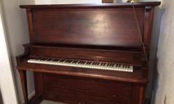 P. S. Wick and Company upright piano good condition, needs tuning. You pay for moving. Must be gone by April 21st.