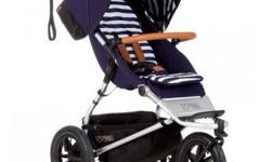 See http://www.pokkadots.com/mountain-buggy-luxury-collection-urban-jungle-stroller?gclid=CMG7oaylj88CFYiBfgodWZIJbA
High-end stroller, needs one tire to be pumped up. We are a refugee sponsor group and offer this great deal to someone who can use this