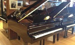- Steinway-designed baby grand piano
- Sold new for $22,799 - SAVE almost $10,000!
- Excellent condition, one owner, only 5 years old!
A cute but powerful baby grand in popular polished ebony. At a little over 5 feet, this size and quality is in very high