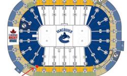 Vancouver Canucks vs TORONTO MAPLE LEAFS package
HARD COPY TICKETS: 2 games (3 seats each)
? Canucks vs MAPLE LEAFS: Saturday Feb 18th
? Canucks vs COYOTES: Wednesday Mar 14th
TOTAL PACKAGE: $1500
Sec 326:
ROW: 1
Seats 1, 2, 3
Unobstructed view (Row 1)