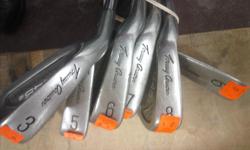 There are six of these Tommy Armour Silver set irons (3,5,6,7,8,9) that are in good shape.
Asking $10.00 each
Located at
Red's Emporium
19 High St, Ladysmith
250-245-7927
Hours of Operation
Noon-6pm Mon-Sat
Except Fri 10-5pm