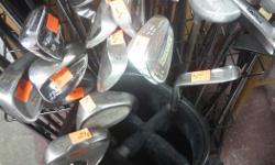 There is a collection of over 50 wedges; a mixture of pitching and sand wedges, right and left handed, and male and female clubs.
Asking $5.00-$15.00 each
Located at
Red's Emporium
19 High St, Ladysmith
250-245-7927
Hours of Operation
Noon-6pm Mon-Sat
